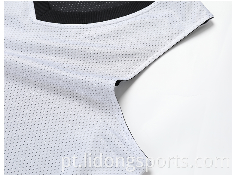 2021 Atacado Custom, sua própria camisa de basquete de equipe usa camisa de basquete reversível S